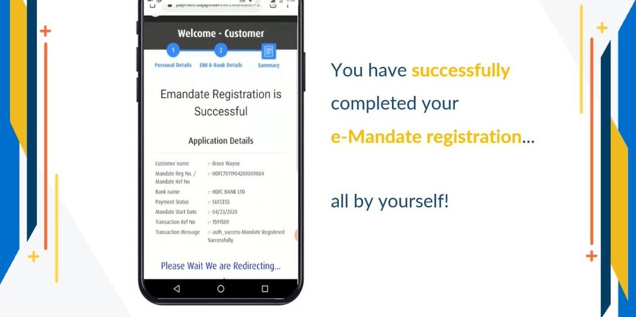 How to Complete the e-Mandate Registration Process for the Insta EMI Card?